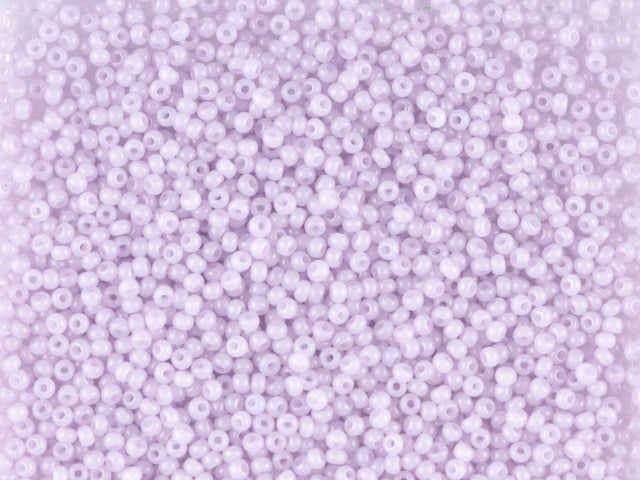 Wholesale (1kg / 500g) Preciosa Ornela Seed Beads Coated, Round Hole, Loose, Violet 1 Dyed Alabaster (02222), Glass, Czech Republic, OUTLET