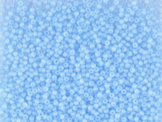 1 kg プレシオサ オルネラ シードビーズ コーティング 丸穴 ルース ブルー 1 染色アラバスター (02232) ガラス チェコ共和国 アウトレット