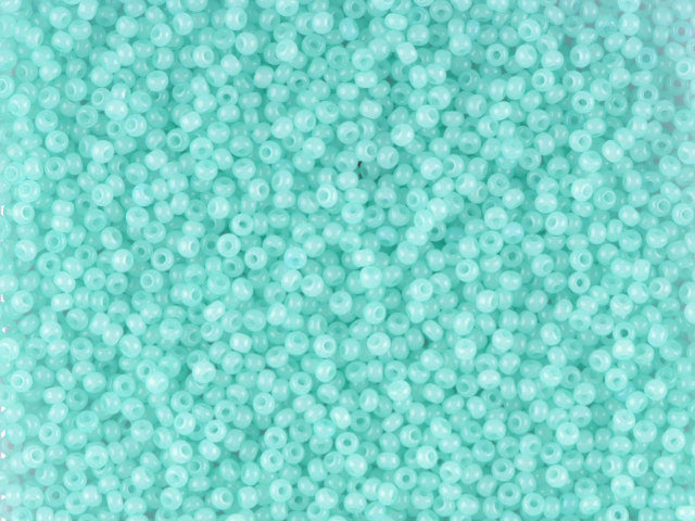 1 kg プレシオサ オルネラ シードビーズ コーティング 丸穴 ばら売り グリーン 1 染色アラバスター (02264) ガラス チェコ共和国 アウトレット