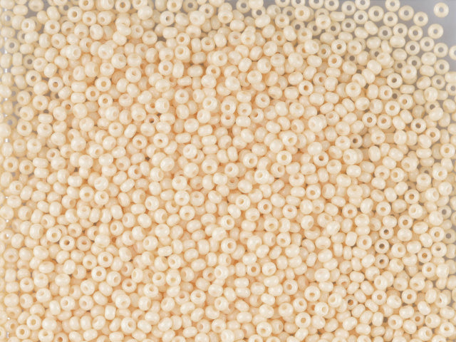 1 kg プレシオサ オルネラ シードビーズ コーティング 丸穴 ルース イエロー 1 染色チョークホワイト (03282) ガラス チェコ共和国 アウトレット