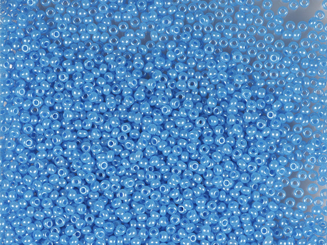 1 kg プレシオサ オルネラ シードビーズ コーティング 丸穴 ばら売り セイロンブルー (17336) ガラス製 チェコ共和国 アウトレット
