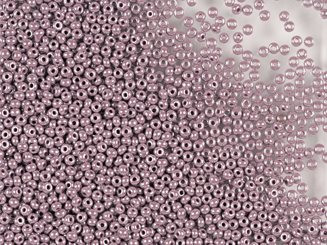 Wholesale (1kg / 500g) Preciosa Ornela Seed Beads Coated, Round Hole, Loose, Opaque Violet, Sfinx (28020), Glass, Czech Republic, OUTLET
