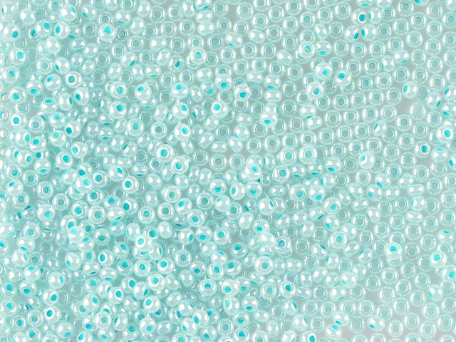 1 kg プレシオサ オルネラ シードビーズ コーティング 丸穴 ばら売り セイロングリーン (37158) ガラス チェコ共和国 アウトレット