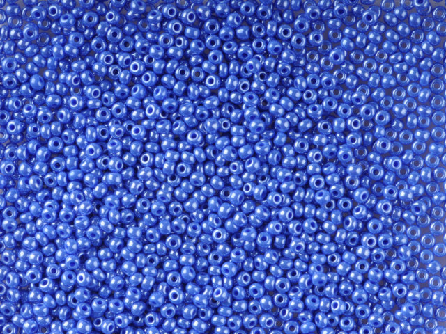 1 kg プレシオサ オルネラ シードビーズ コーティング 丸穴 ばら売り 不透明ブルー Sfinx (38040) ガラス チェコ共和国 アウトレット