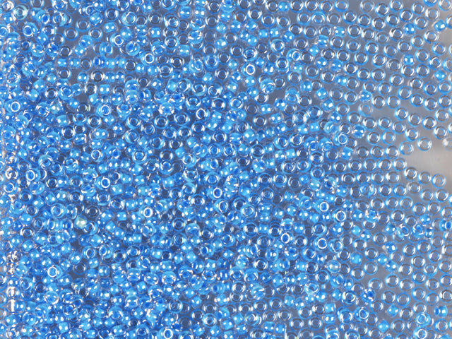 1 kg プレシオサ オルネラ シードビーズ コーティング 丸穴 ルース クリスタル 裏地付き ブルー Sfinx (38636) ガラス チェコ共和国 アウトレット