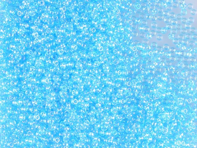1 kg プレシオサ オルネラ シードビーズ コーティング ラウンドホール マット ルース ライトアクアマリン レインボー (61000) ガラス チェコ共和国 アウトレット