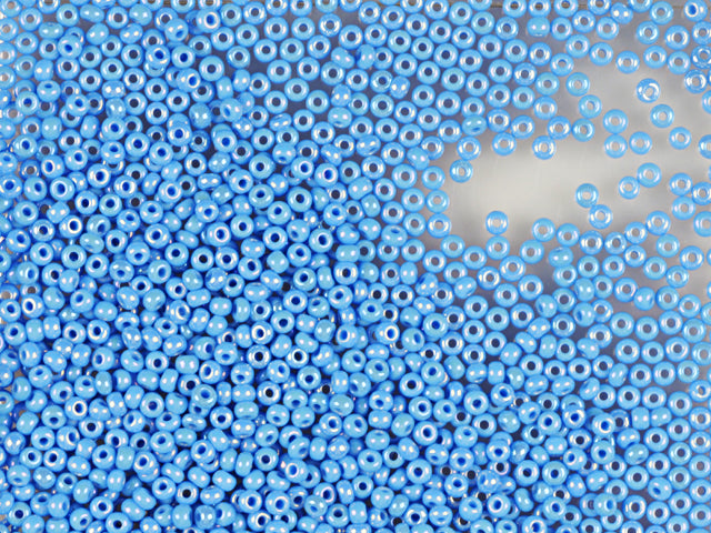 1 kg プレシオサ オルネラ シードビーズ コーティング ラウンドホール マット ルース ターコイズ レインボー (64050) ガラス チェコ共和国 アウトレット