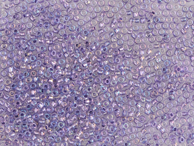 1 kg プレシオサ オルネラ シードビーズ コーティング 丸穴 ルース クリスタル メタリックカラーライン バイオレット レインボー (68428) ガラス チェコ共和国 アウトレット