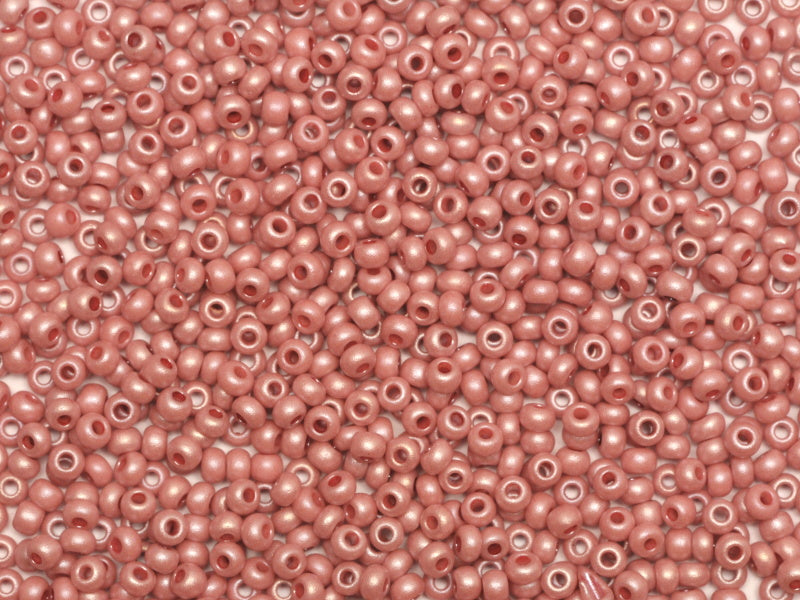 1 kg プレシオサ オルネラ シードビーズ コーティング 丸穴 マット ばら売り ローズテラ (07603) ガラス チェコ共和国 アウトレット