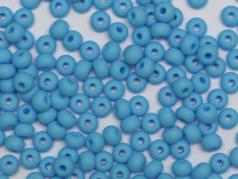 1 kg プレシオサ オルネラ シードビーズ コーティング 丸穴 マット ルース ターコイズ (63020) ガラス チェコ共和国 アウトレット