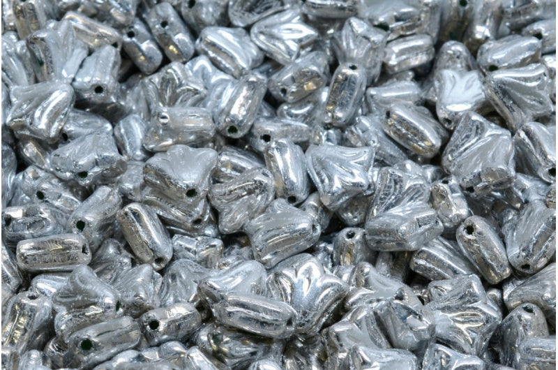 ユリの花のビーズ、クリスタル 27003 (00030-27003)、ガラス、チェコ共和国