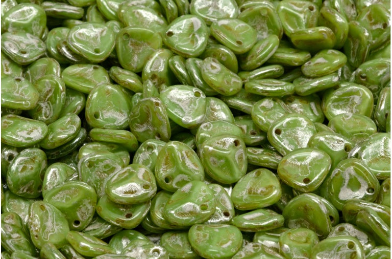 玫瑰花瓣珠,54400 Picasso (54400-43400),玻璃,捷克共和国