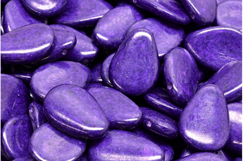 Anemone Petal Beads, White Opal 34273 (02020-34273), Glass, Czech Republic