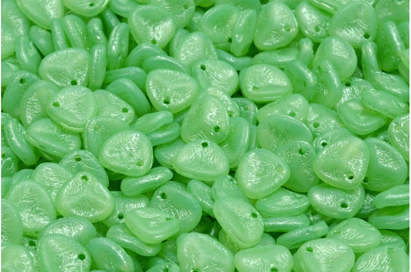 玫瑰花瓣珠,81000 哑光 54322 (81000-84100-54322),玻璃,捷克共和国