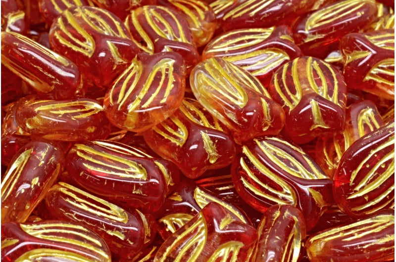 郁金香珠,R0098 54320 (R0098-54320),玻璃,捷克共和国