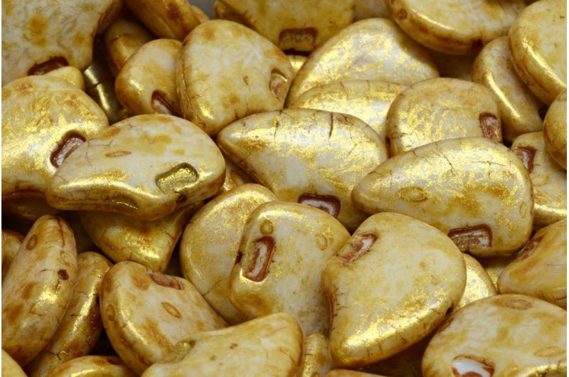 シロクマ、ホワイトゴールドラスタースポット(02010-65322)、ガラス、チェコ共和国