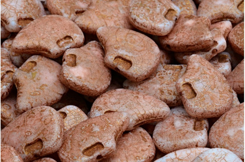 シロクマ、白エッチングブロンズライン(02010-etch-54317)、ガラス、チェコ共和国