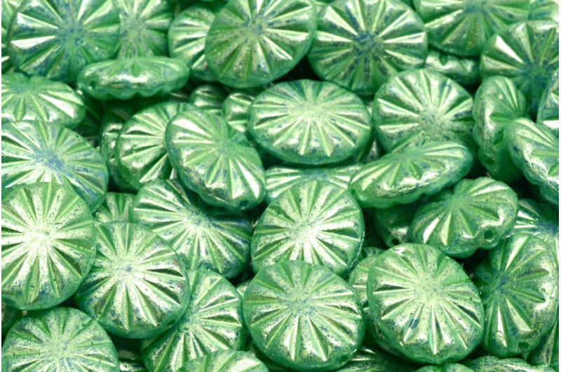 扁平椭圆珠,R2332 4322 (R2332-04322),玻璃,捷克共和国