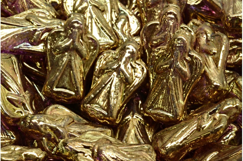 天使珠,水晶黄铜(00030-90215),玻璃,捷克共和国