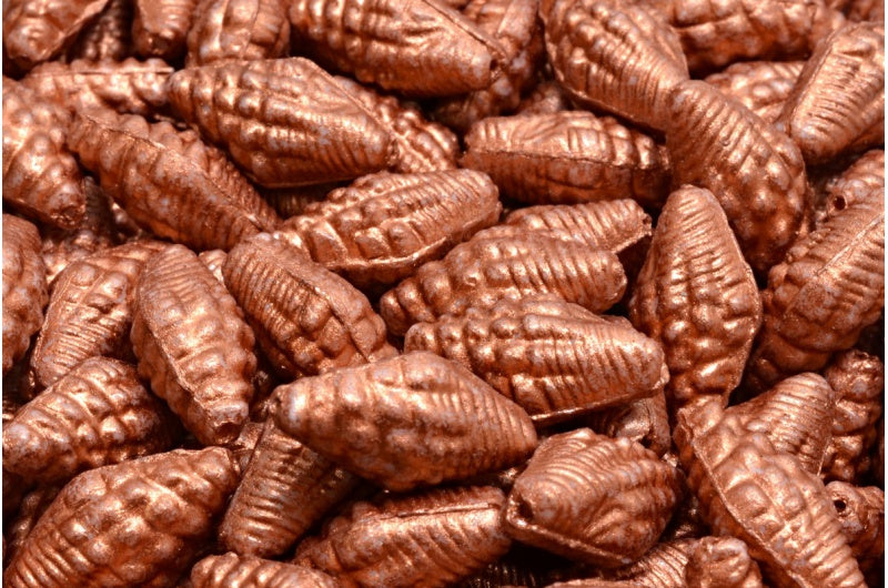 マイターシェルビーズ、ホワイト 4319 (02010-04319)、ガラス、チェコ共和国