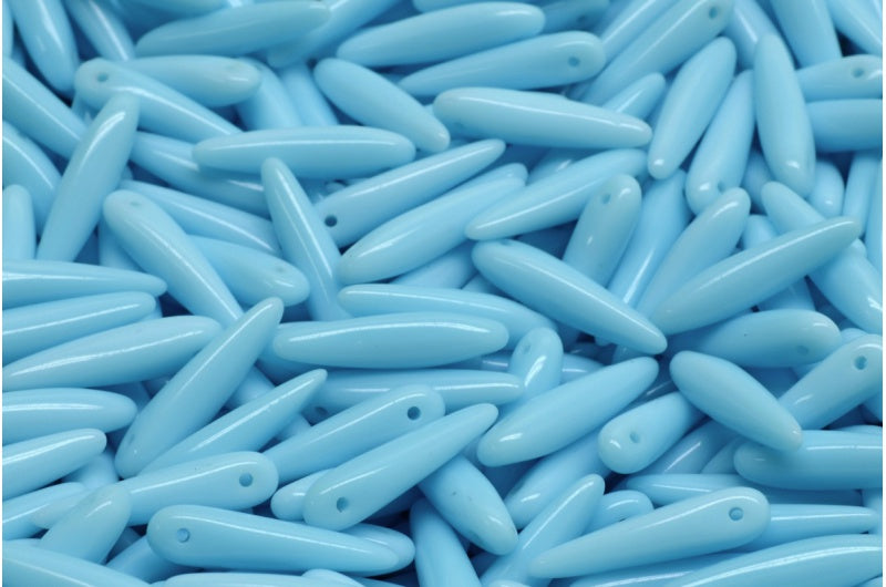 Thorn Beads, Blue (63020), Glass, Czech Republic