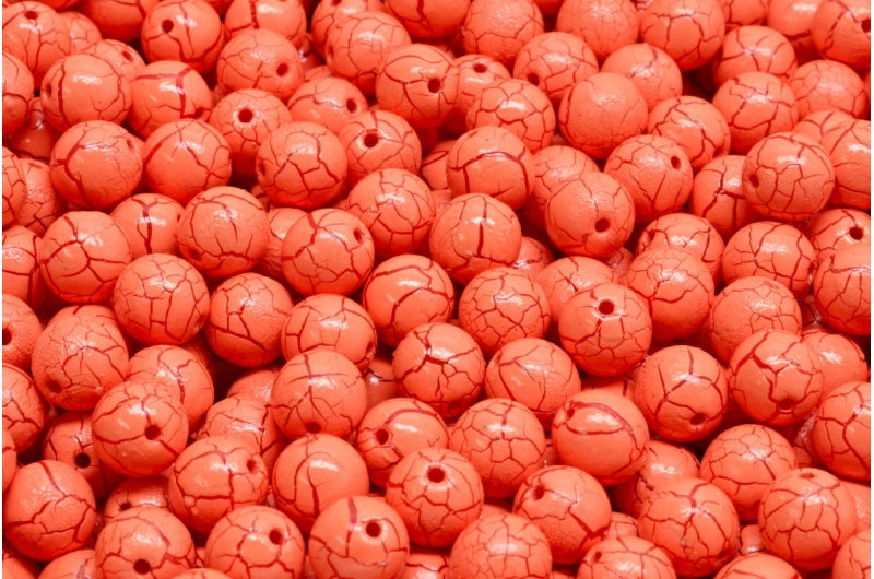 ラウンドドラックビーズ、チョークホワイト 24608 (03000-24608)、ガラス、チェコ共和国