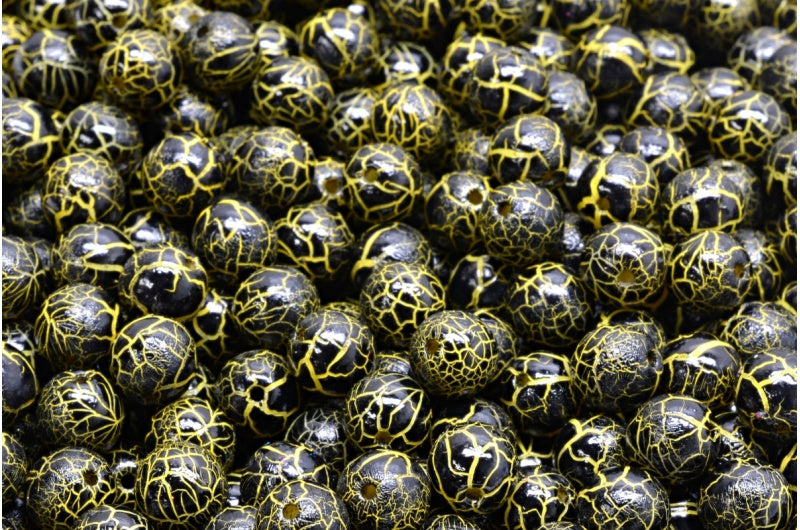 ラウンドドラックビーズ、チョークホワイト 24617 (03000-24617)、ガラス、チェコ共和国