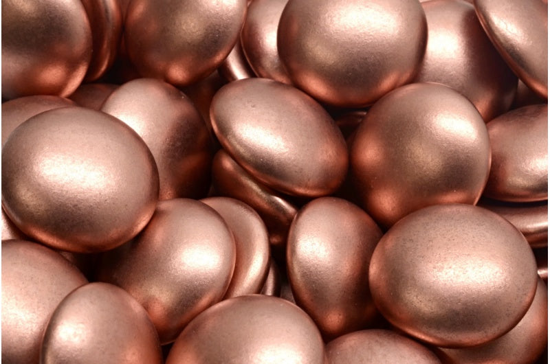 カボションビーズ、クリスタル銅(00030-01780)、ガラス、チェコ共和国