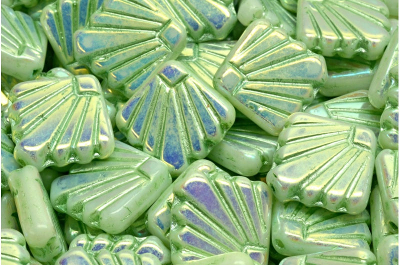 ディアファンビーズ、ホワイトアブフル(2Xサイド)54322(02010-28703-54322)、ガラス、チェコ共和国