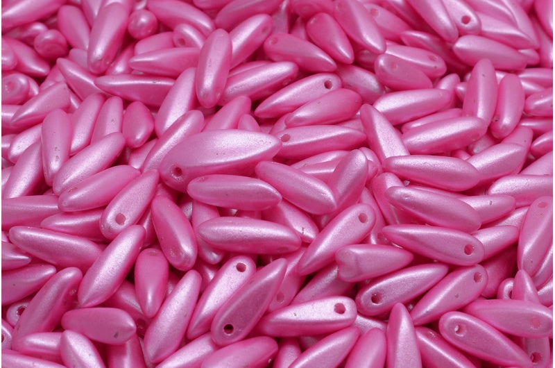 匕首珠,白色 24005 (02010-24005),玻璃,捷克共和国