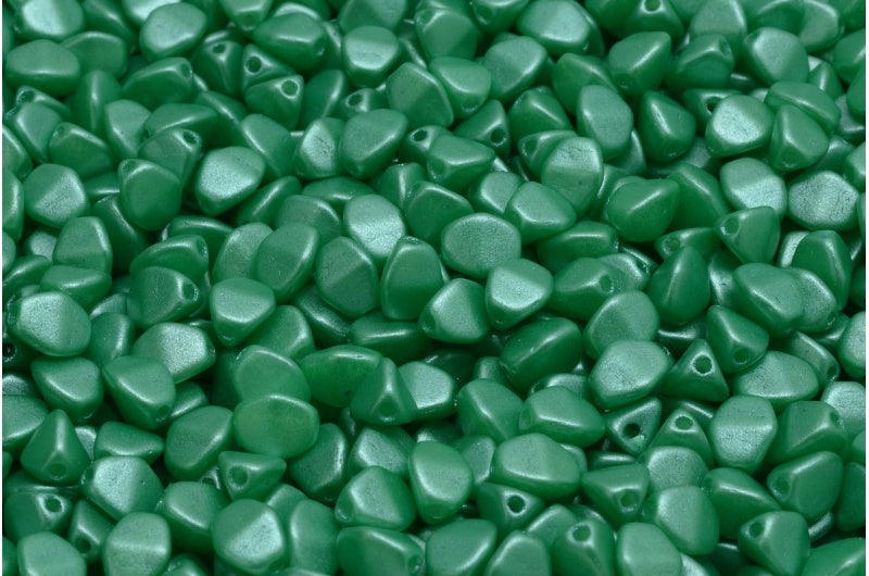 Pinch Beads, White 24010 (02010-24010), Glass, Czech Republic