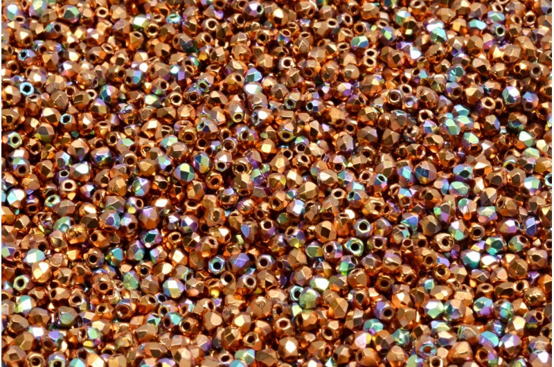 ファセット加工ラウンドビーズ、クリスタル39000 Ab(00030-39000-28701)、ボヘミアクリスタルガラス、チェコ共和国