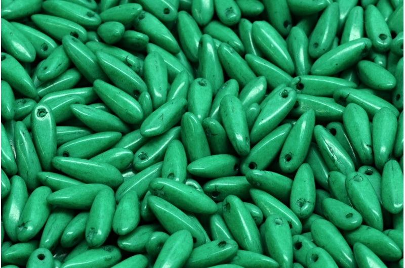 ダガービーズ、ホワイトオパール 33272 (02020-33272)、ガラス、チェコ共和国