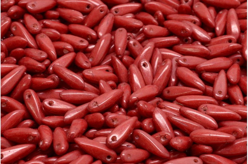 ダガービーズ、ホワイトオパール 34260 (02020-34260)、ガラス、チェコ共和国