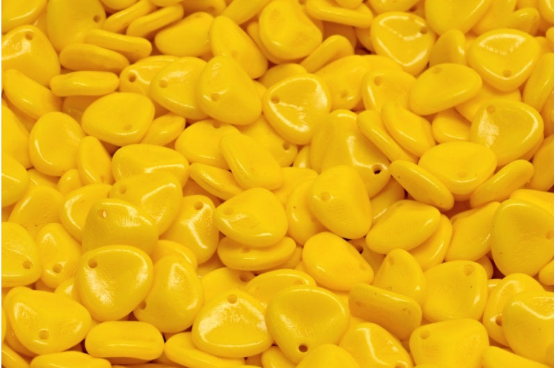 バラの花びらビーズ、ホワイトオパール 33045 (02020-33045)、ガラス、チェコ共和国