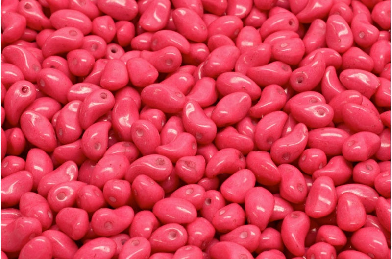 チューリップの花びらビーズ、ホワイトオパール 33274 (02020-33274)、ガラス、チェコ共和国