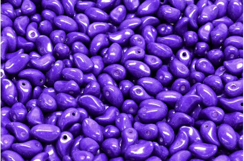 チューリップの花びらビーズ、ホワイトオパール 34273 (02020-34273)、ガラス、チェコ共和国