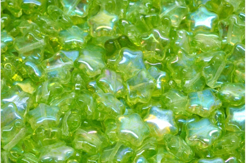 フラットスタービーズ、クリスタルAb 34310(00030-28701-34310)、ガラス、チェコ共和国