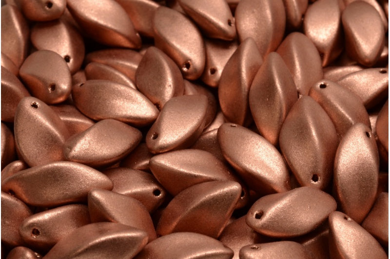 ツイストビーズ、クリスタルライトヴィンテージコッパー(00030-01770)、ガラス、チェコ共和国