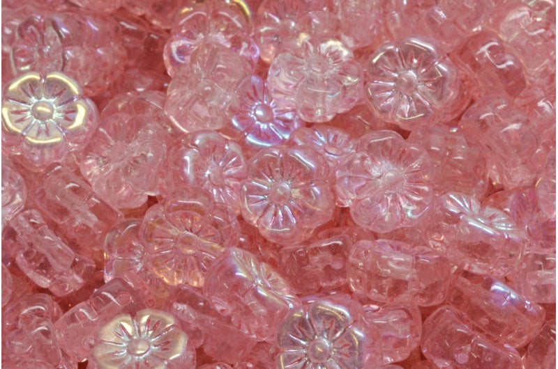 マロウフラワー、クリスタルABライトピンク(00030-28701-34304)、ガラス、チェコ共和国