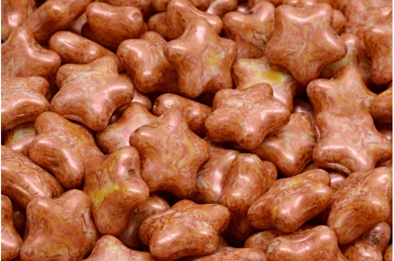 フラットスタービーズ、白銅光沢斑点(02010-65324)、ガラス、チェコ共和国