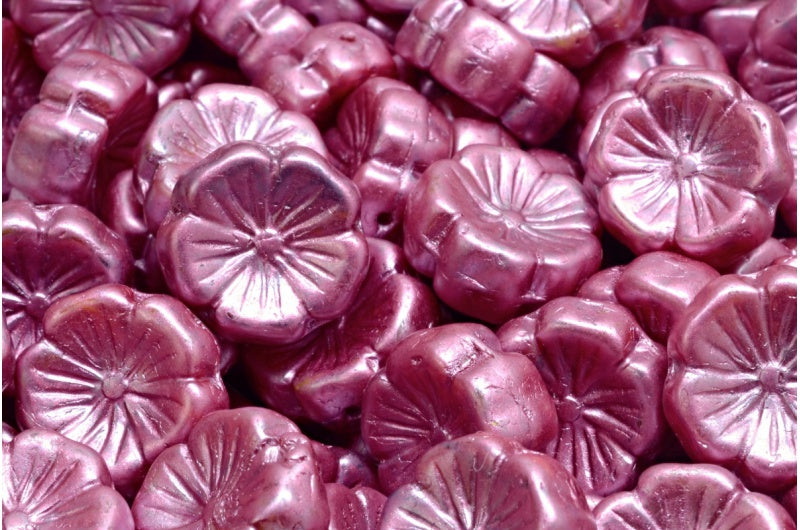 ハワイアンフラワービーズ、R0001 4321 (R0001-04321)、ガラス、チェコ共和国