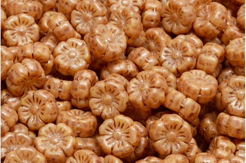 マロウフラワー、白 84302 86750 (02010-84302-86750)、ガラス、チェコ共和国