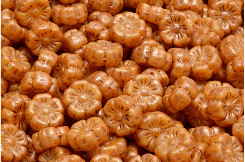 マロウフラワー、白 84303 86750 (02010-84303-86750)、ガラス、チェコ共和国