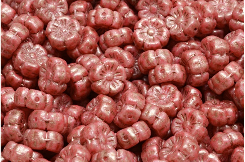 マロウフラワー、白 84304 86750 (02010-84304-86750)、ガラス、チェコ共和国