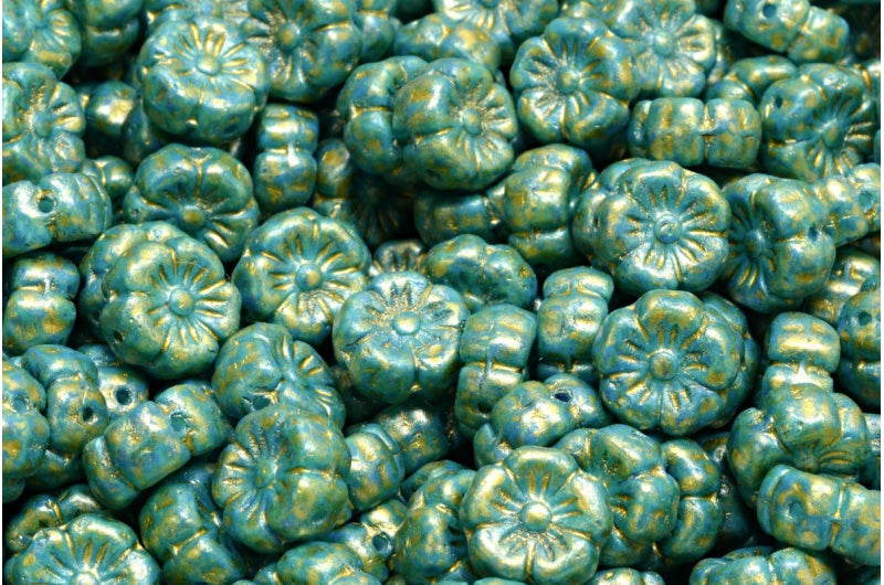 マロウフラワー、白 84308 86720 (02010-84308-86720)、ガラス、チェコ共和国