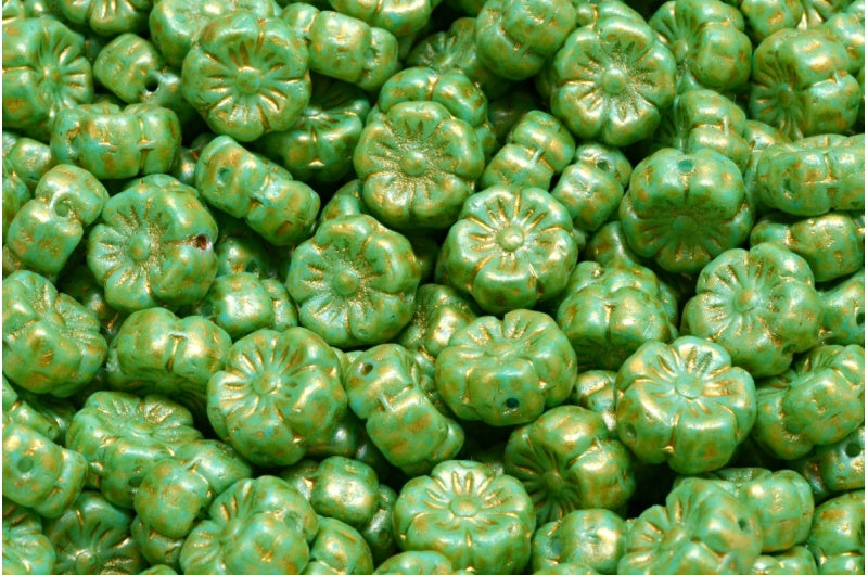 マロウフラワー、白 84309 86720 (02010-84309-86720)、ガラス、チェコ共和国