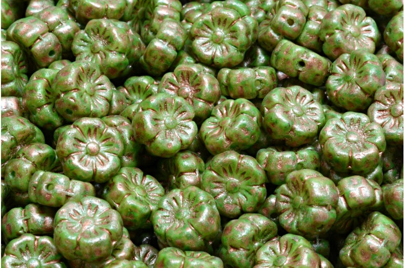 マロウフラワー、白 84310 86750 (02010-84310-86750)、ガラス、チェコ共和国