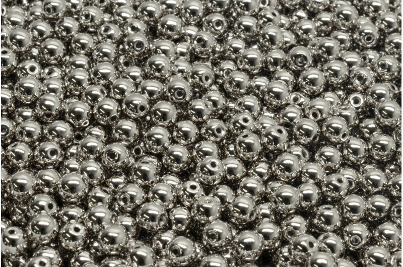 圆形 Druck 珠,水晶 37000 (00030-37000),玻璃,捷克共和国