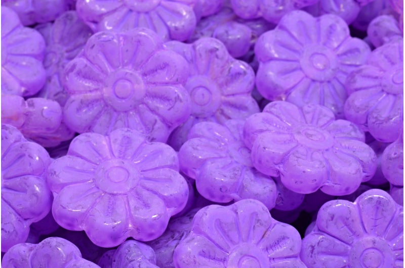 Pressed Beads, Crystal 84306 (00030-84306), Glass, Czech Republic